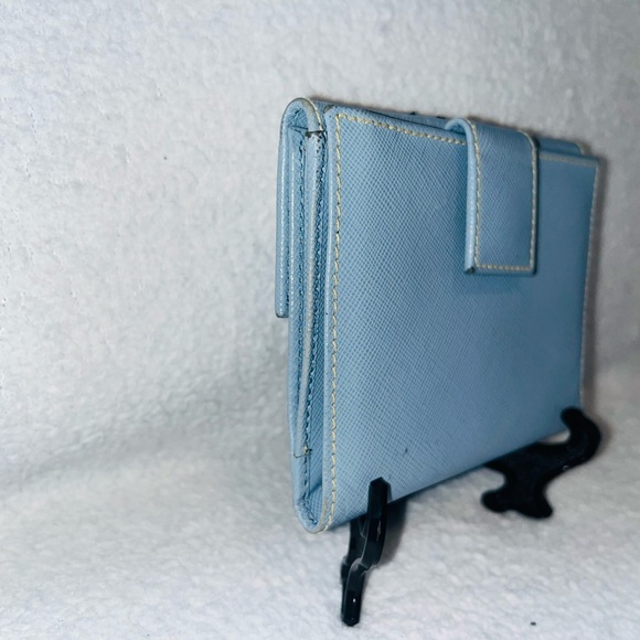 Prada Saffiano Periwinkle Bifold Wallet - Picture 8 of 16